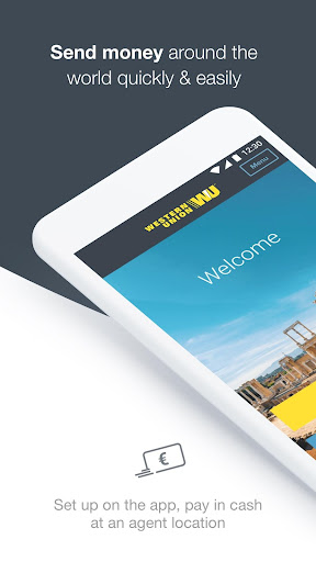 Android application Western Union Send Money BG screenshort