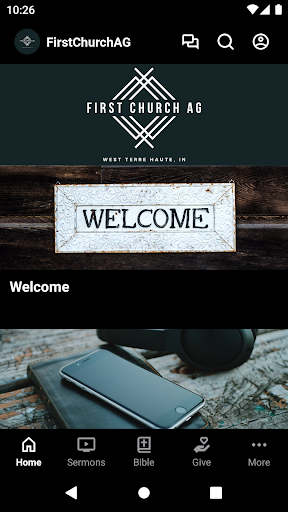 Android application FirstChurchAG screenshort
