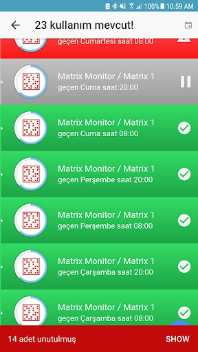 Dakik Patient Monitoring Screen 3