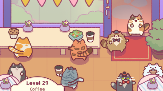 Cat Snack Bar MOD APK v1.0.48 (Unlimited Gems and Money) Gallery 2