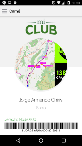 Mi Club App Screen 2