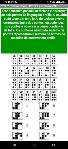 Aprenda Braille - GTED_UFFS Screen 3