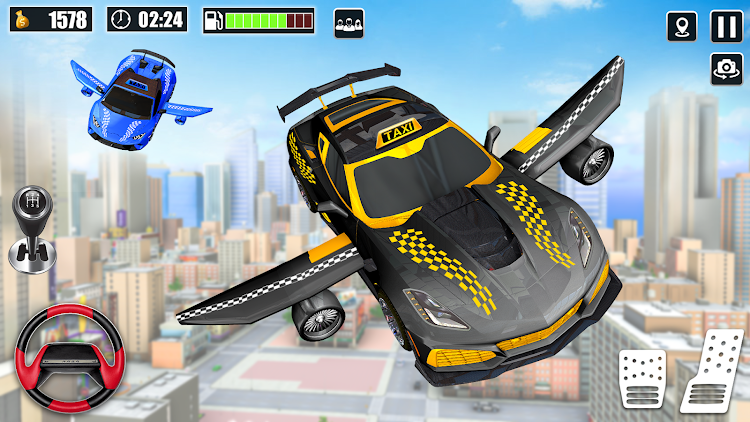 Flying Taxi Driving Game Sim - 1.0.0 - (Android)