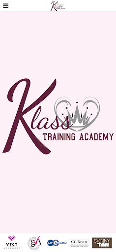 Android application Klass Training Academy screenshort