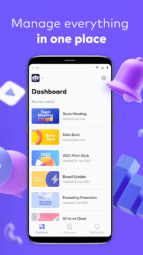 Screenshot of Pitch | Collaborate on decks
