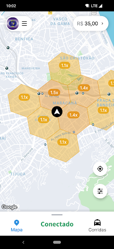 Android application Bella Taxi - Taxista screenshort