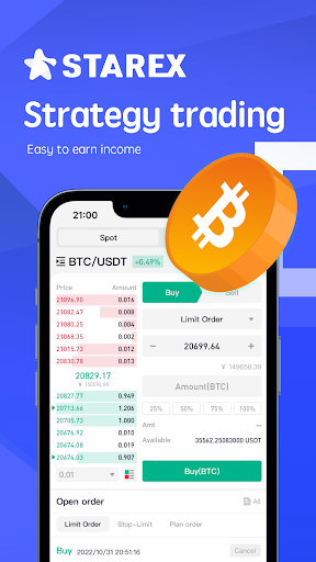 StarEx - Buy Bitcoin & Crypto Screen 3