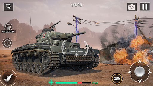 Android application Battle of War Games: Tank Game screenshort