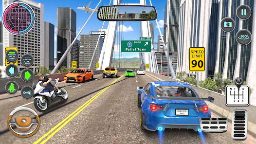 Screenshot 13 coche conduciendo escuela android