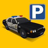detroit police parking 3D icon