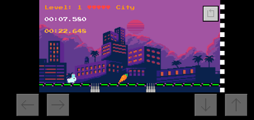 Android application Retro Platformer Dash screenshort