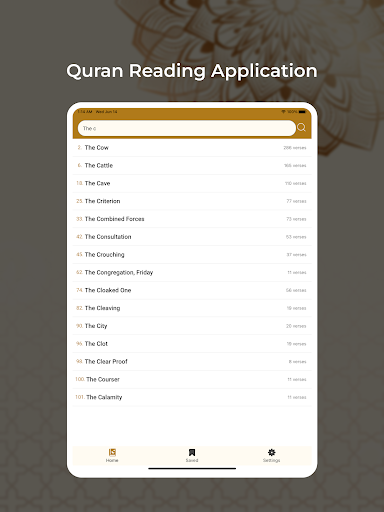 The Message: Quran Screenshot