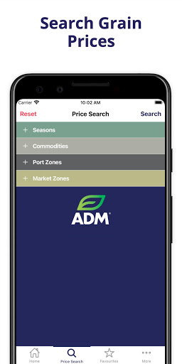 Android application ADM Australia Grain Prices screenshort