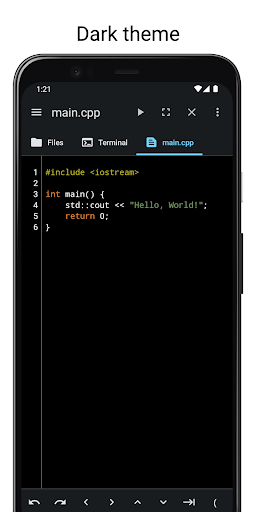 Screenshot of CxStudio - C/C++ IDE