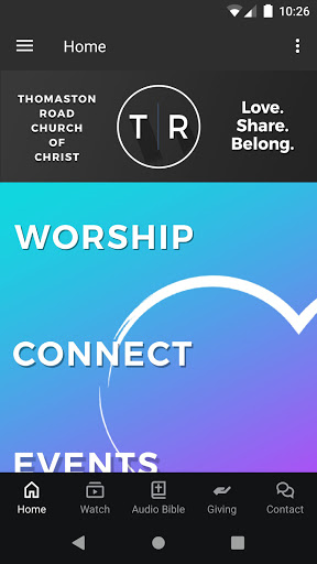 Android application Thomaston Road Church screenshort