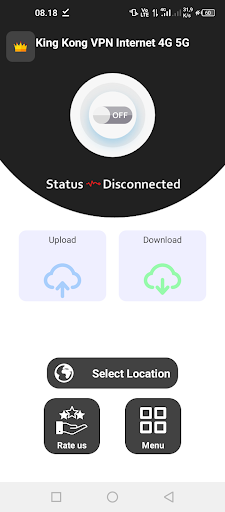 King Kong VPN Internet 4G 5G Screen 2
