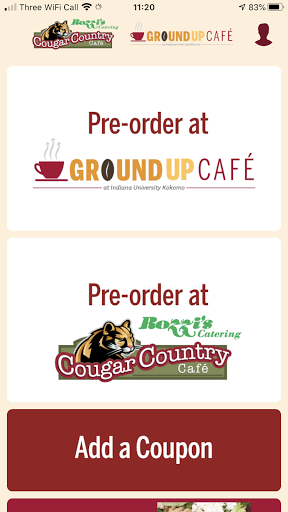 Android application Campus Cafés screenshort