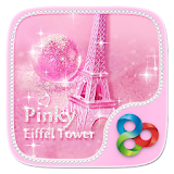 Pinky Eiffel Tower GO Launcher Theme icon