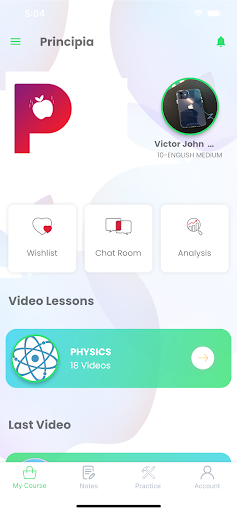 Principia - The Learning App Screen 3