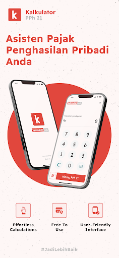 Android application Kalkulator PPH 21 screenshort