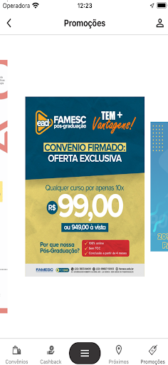 Android application Clube ATL screenshort