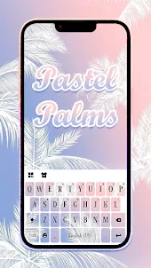 Pink Pastel Palms Themes