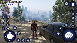 screenshot of Miami Rope Hero Spider Game 2