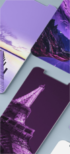 Android application Purple Wallpaper HD 4K screenshort