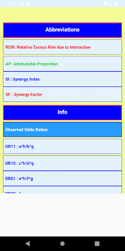 Estimation of Interaction