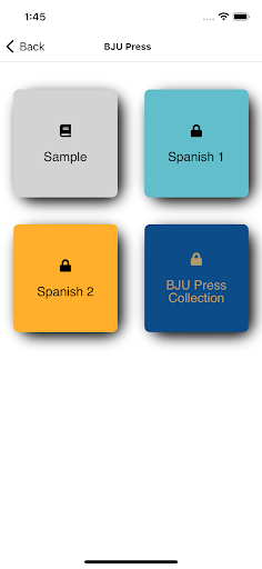 Learning Spanish Screen 2