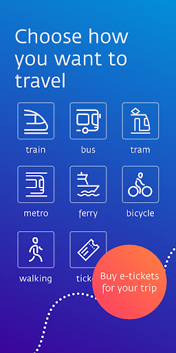Screenshot of 9292 public transport & ticket
