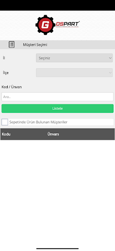 Güntaş B2B Screen 2