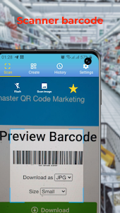 Đọc và quét mã QR, Barcode