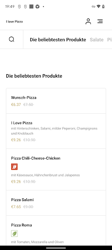 I love Pizza Screen 3