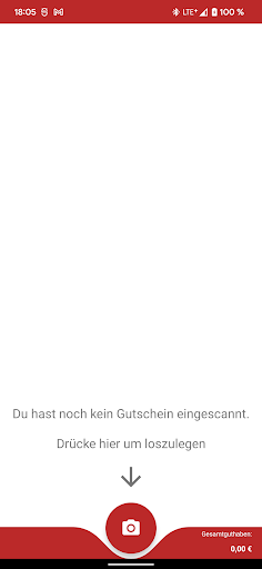 Android application REWE Geschenkgutschein screenshort