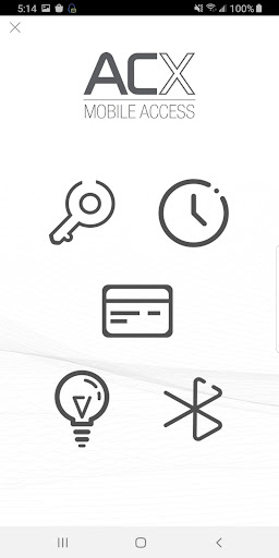 Android application ACX QR Setup screenshort