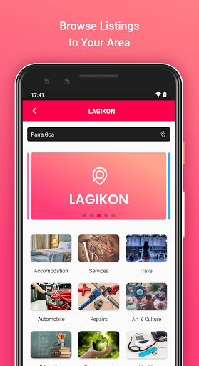 Android application Lagikon Business Directory screenshort