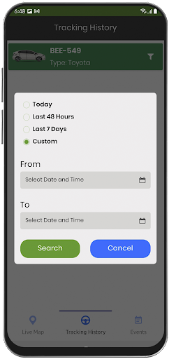 VTrack Screen 2