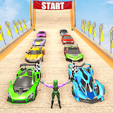 Car Stunt GT Ramp Superhero 3D icon