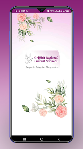 Android application Griffith Funeral Services screenshort