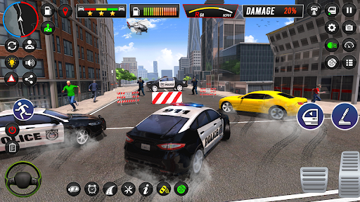 Android application US Police Drive: Parking Glory screenshort