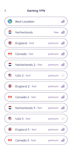 Screenshot of Gaming VPN: For Online Games
