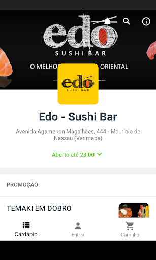 Android application Edo - Sushi Bar screenshort