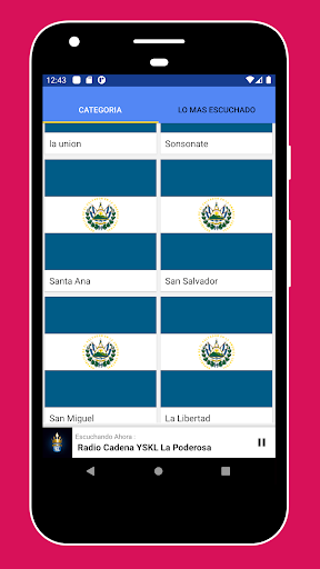 Radio El Salvador + Radio FM Screen 2