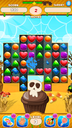 Halloween Candy Jewel: Match 3