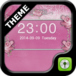 Cover Image of Download GO Locker Pink Roses Theme  APK