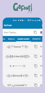 GoFont | Fonts for IG