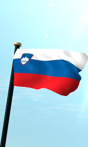 Android application Slovenia Flag 3D Wallpaper screenshort