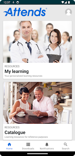 Attends E-learning Screen 2