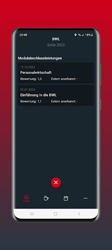 DHBW CampusApp Screen 3